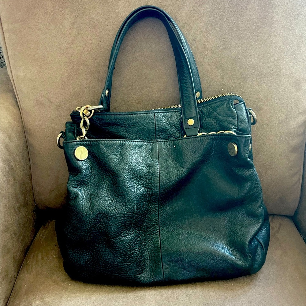 Danier black leather purse 👛 handbag